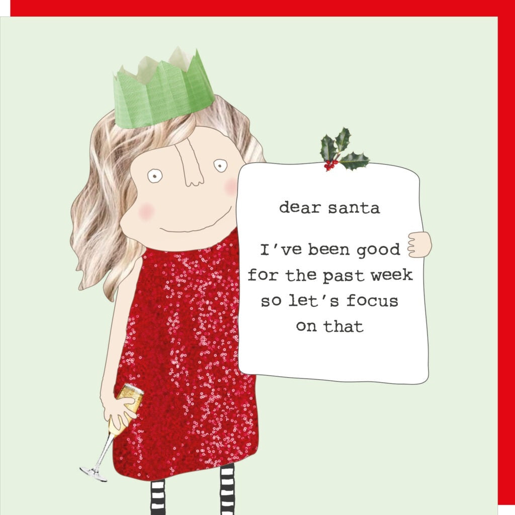 Rosie Made A Thing Santa Been Good Christmas Card