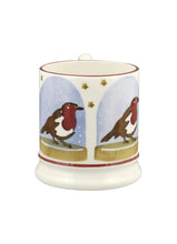 Load image into Gallery viewer, Emma Bridgewater Robin Snow Globe 1/2 Pint Mug
