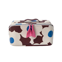 Load image into Gallery viewer, Caroline Gardner Wine Flower Flat Lay Wash Bag
