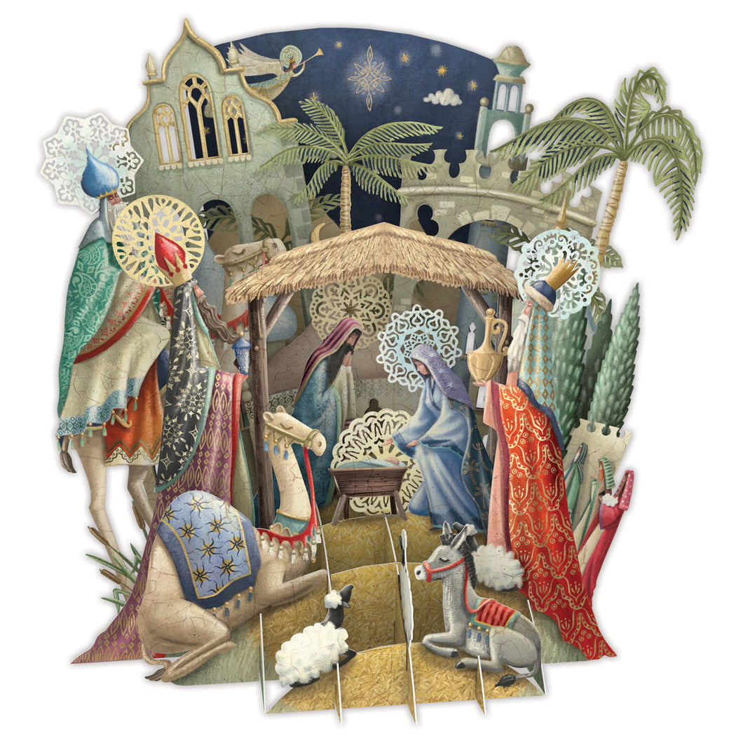 Paper D’Art Nativity, 3D Pop Up Christmas Card