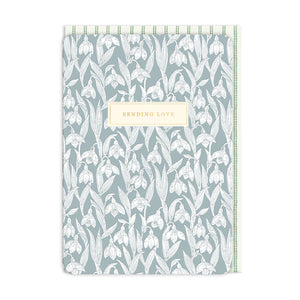 Laura Ashley Snowdrop Sending Love Card