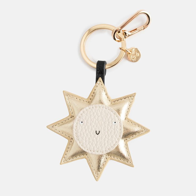 Caroline Gardner Gold Sun Bag Charm