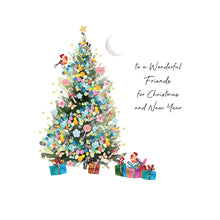 Load image into Gallery viewer, Five Dollar Shake Always Believe To Wonderful Friends for Christmas and New Year (Tree) Card

