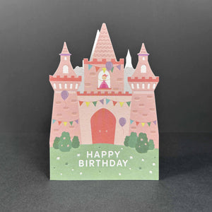 Heyyy Cards ‘Taking Shape’ Princess Castle Die Cut Birthday Card