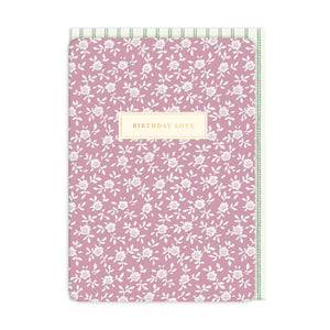 Laura Ashley Glynteg Birthday Love Card