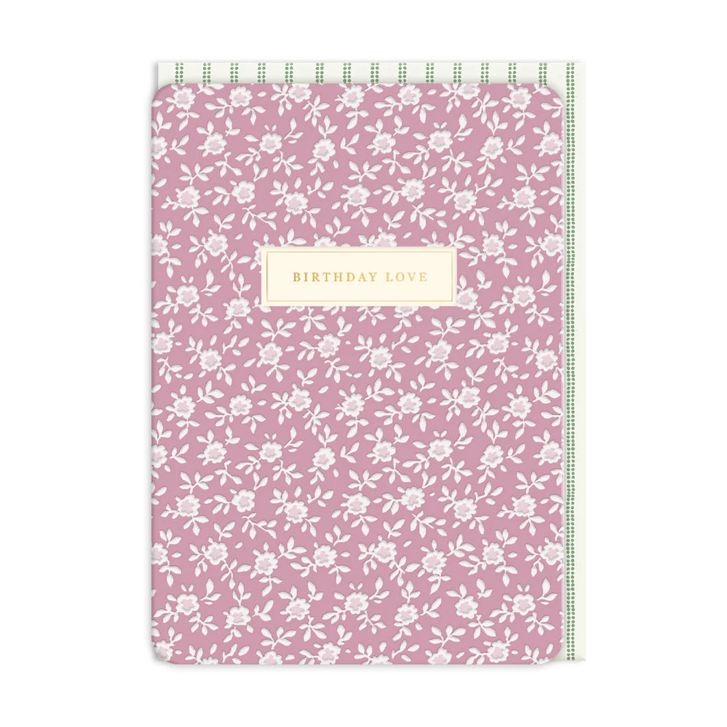 Laura Ashley Glynteg Birthday Love Card
