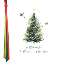Load image into Gallery viewer, Five Dollar Shake Ribbon Candy To Both Of You For Christmas and New Year Card
