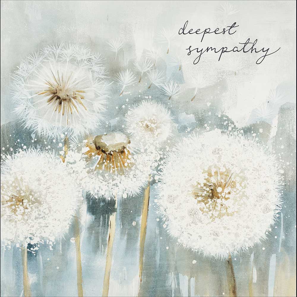 Woodmansterne Peace & Healing Deepest Sympathy Card
