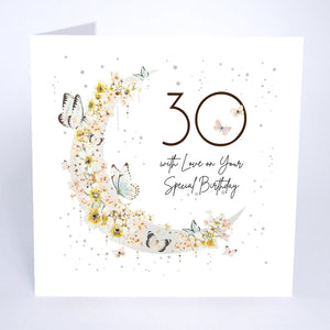 Five Dollar Shake Mimosa Moon 30 With Love Birthday Card