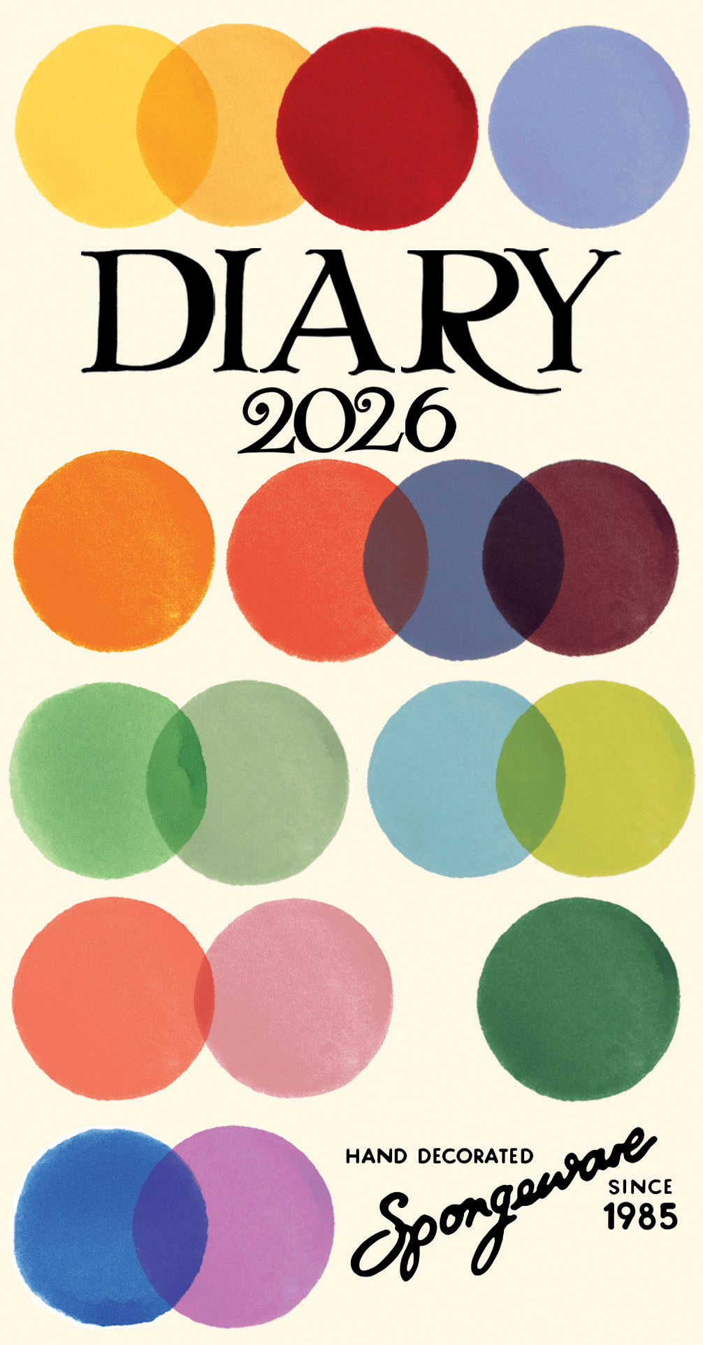 Emma Bridgewater Colour Palette Slim Diary 2026