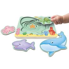 Load image into Gallery viewer, Orchard Toys Under The Sea Wooden Nesting Puzzle
