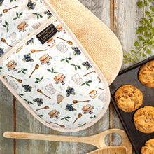 Load image into Gallery viewer, Toasted Crumpet It’s Cake Time (Pure) Cotton Double Oven Glove
