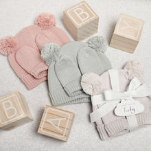 Load image into Gallery viewer, Katie Loxton Baby Hat &amp; Mittens Set / Pink
