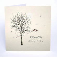 Load image into Gallery viewer, Five Dollar Shake ‘Fleur De Noel’ Christmas Card To Mum &amp; Dad
