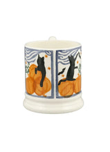 Load image into Gallery viewer, Emma Bridgewater Cats &amp; Pumpkins 1/2 Pint Mug
