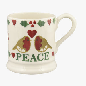 Emma Bridgewater Christmas Joy Set Of 2 1/2 Pint Mugs