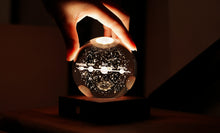 Load image into Gallery viewer, Ginkgo Design Amber Crystal Light / Solar System
