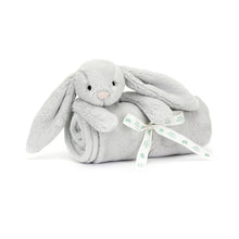 Load image into Gallery viewer, Jellycat Bashful Silver Bunny Blankie
