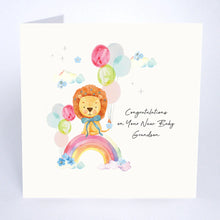 Load image into Gallery viewer, Five Dollar Shake ‘Beija-Flor’ Congratulations on Your New Baby Grandson Card
