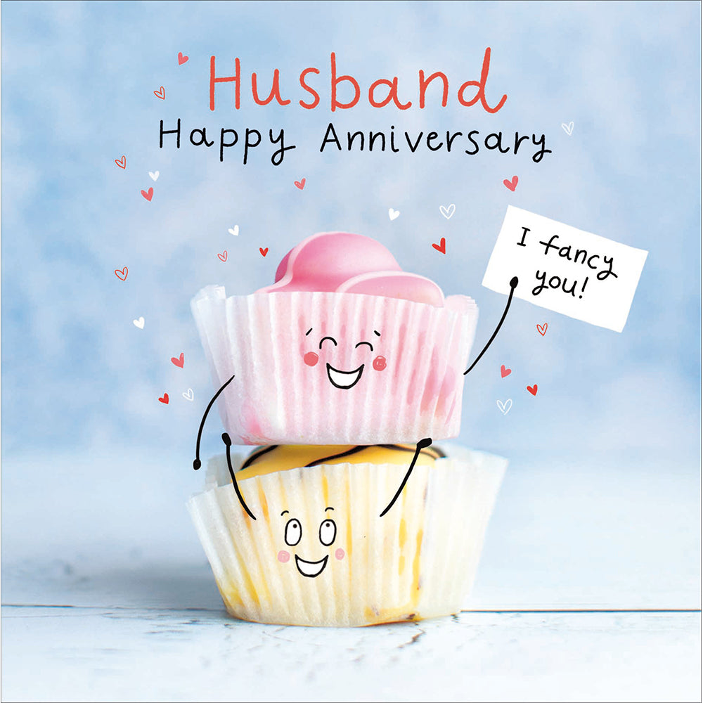 Woodmansterne ‘Fancy You’ Husband Anniversary Card