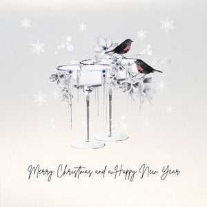 Five Dollar Shake Merry Christmas and a Happy New Year (Coupes) Christmas Card