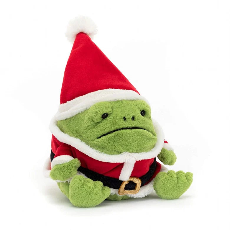 Jellycat Santa Ricky Rain Frog Soft Toy