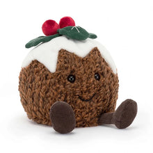 Load image into Gallery viewer, Jellycat Amuseable Christmas Pudding Soft Toy
