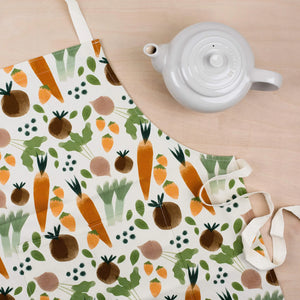 Plewsy Veggie Print Adult Apron