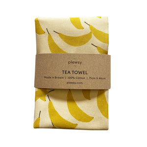 Plewsy Banana Print Tea Towel