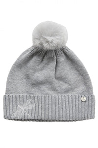 Joules Stafford Embroidered Hat / Grey Marl
