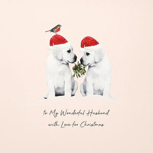 Five Dollar Shake Animal Crackers To My Wonderful Husband with Love for Christmas Card