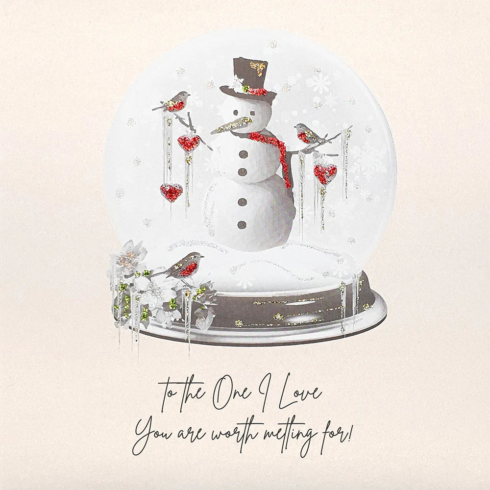 Five Dollar Shake To The One I Love, You are worth melting for! Christmas Card