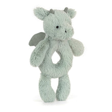Load image into Gallery viewer, Jellycat Bashful Dragon Ring Rattle

