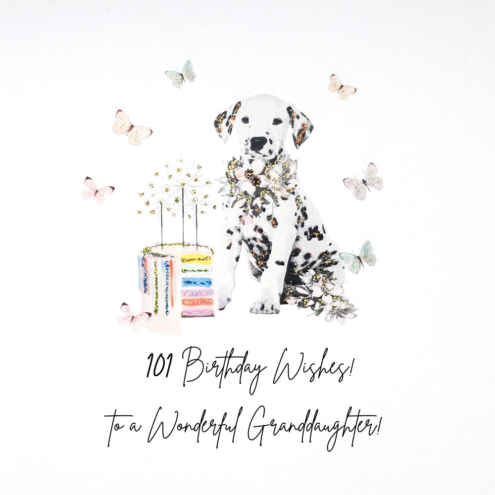 Five Dollar Shake 101 Birthday Wishes - Wonderful Granddaughter Card