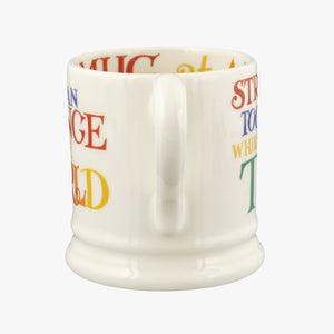 Emma Bridgewater Rainbow Toast Change The World 1/2 Pint Mug