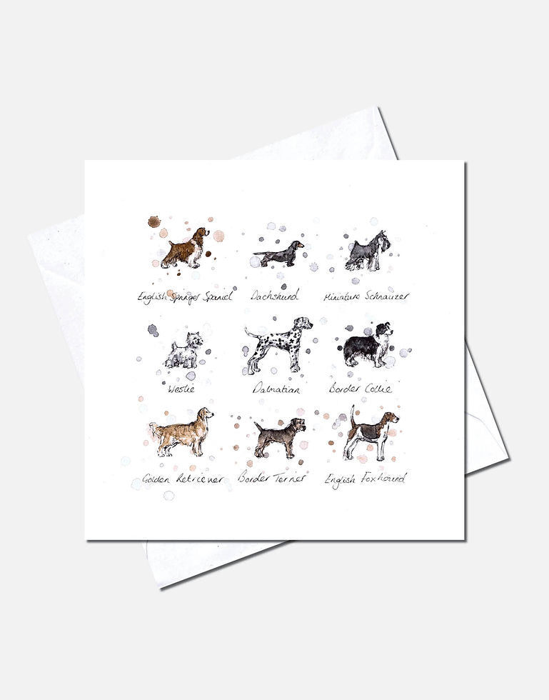Eleanor Tomlinson Dog Breeds Card