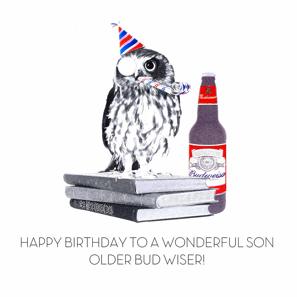 Five Dollar Shake Happy Birthday To A Wonderful Son, Older Bud Wiser