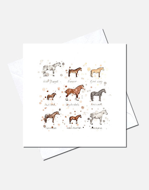 Eleanor Tomlinson Horse Breeds Card
