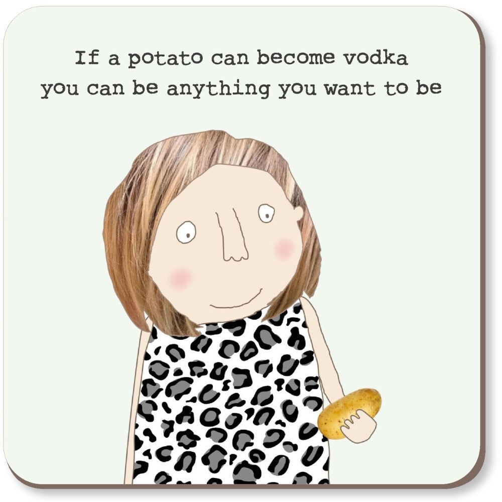 Rosie Made A Thing Potato Vodka Coaster