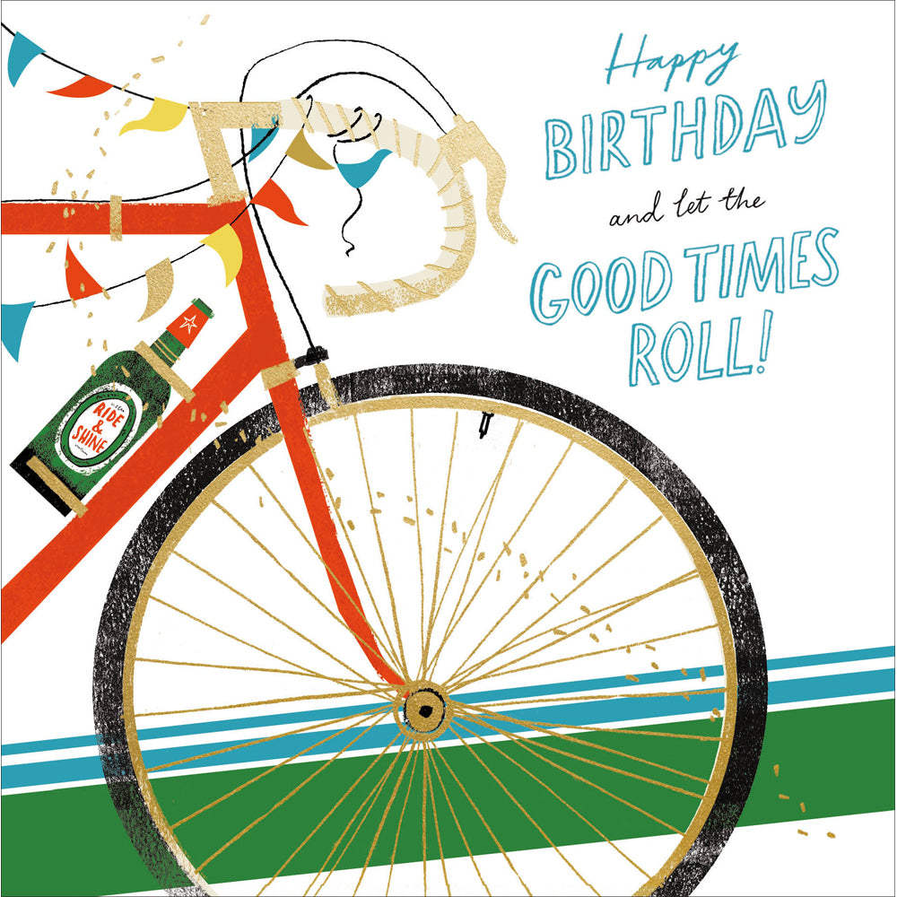 Woodmansterne Let The Good Times Roll Birthday Card