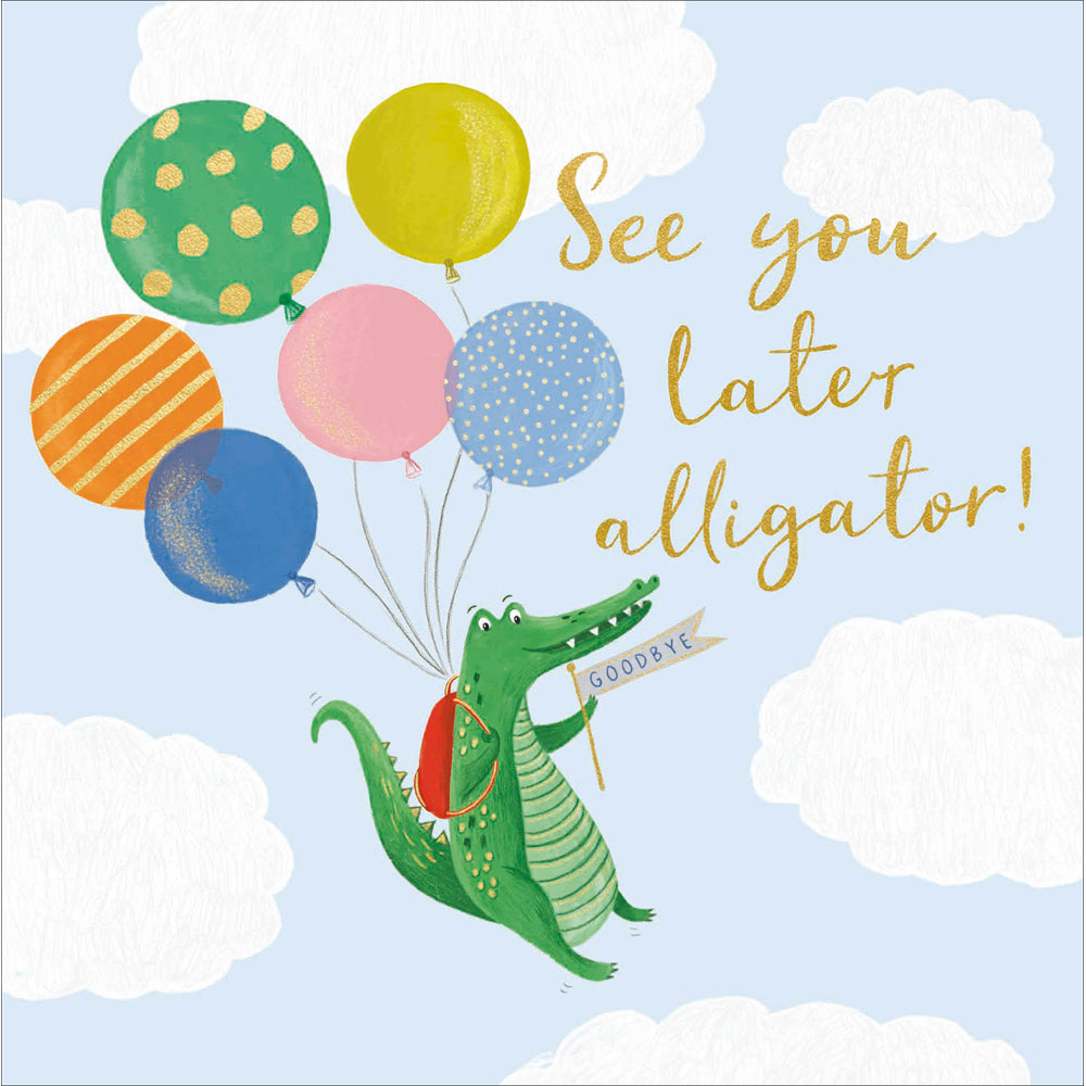 Woodmansterne See You Later Alligator Card