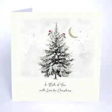 Load image into Gallery viewer, Five Dollar Shake Crystalline To Both of You With Love for Christmas Card
