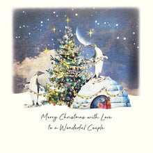 Load image into Gallery viewer, Five Dollar Shake Christmas Magic Merry Christmas With Love To a Wonderful Couple Card
