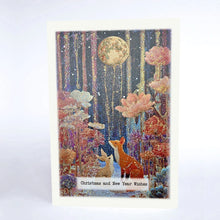 Load image into Gallery viewer, Five Dollar Shake Dream Garden Christmas and New Year Wishes Card

