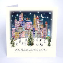 Load image into Gallery viewer, Five Dollar Shake Christmas Magic It's the Most Wonderful Time Of The Year Christmas Card
