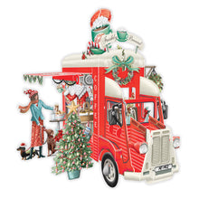 Load image into Gallery viewer, Paper D’Art Christmas Coffee, 3D Pop Up Christmas Greetings Card
