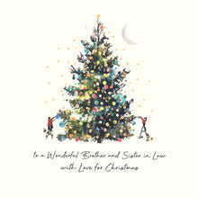 Load image into Gallery viewer, Five Dollar Shake Christmas Magic To a Wonderful Brother and Sister in Law With Love for Christmas Card
