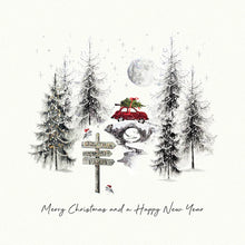 Load image into Gallery viewer, Five Dollar Shake Crystalline Merry Christmas and a Happy New Year Card
