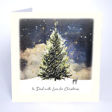 Load image into Gallery viewer, Five Dollar Shake Christmas Magic To Dad With Love for Christmas Card

