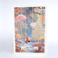 Load image into Gallery viewer, Five Dollar Shake Dream Garden Always Believe in the Magic of Christmas Card
